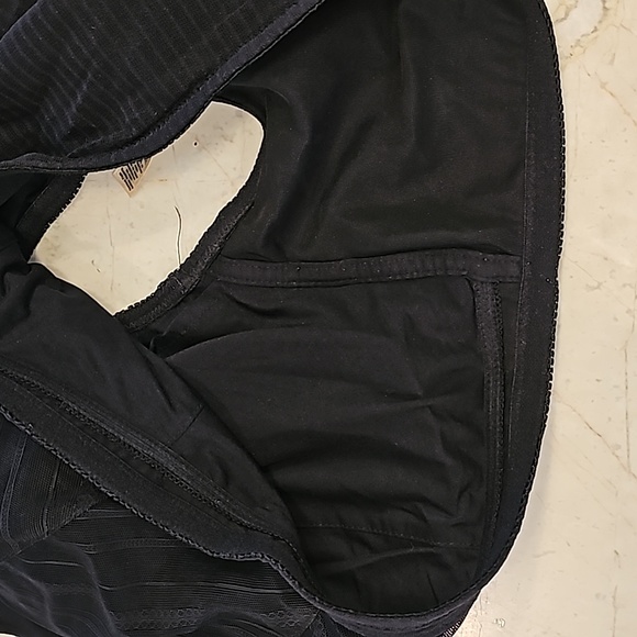 Rhonda Shear Bra Lacey Straps, black, 2X no wire! - Picture 4 of 7